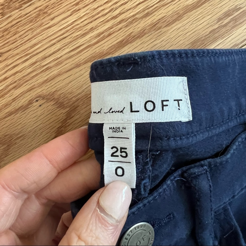 Loft navy skinny chinos - Picture 3 of 3